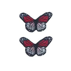 استیکر پارچه و لباس مدل پروانه بسته 2 عددی