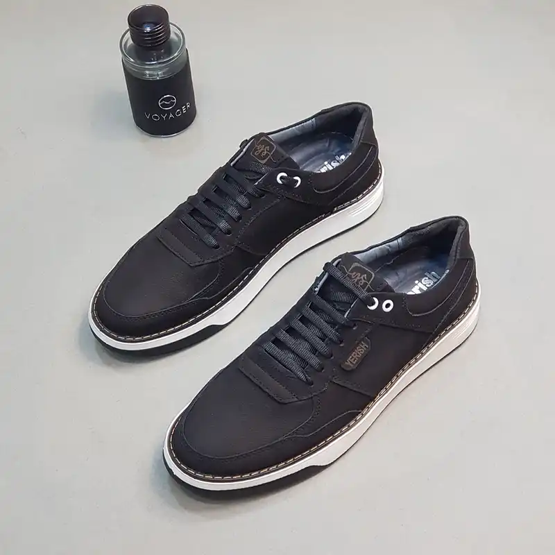 کفش روزمره مردانه مدل چرم طبیعی کد 00121 رنگ مشکی