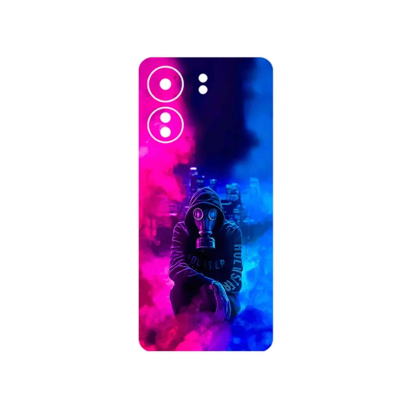 برچسب پوششی ماهوت مدل Smoke Rainbow Digital Art 2 مناسب برای گوشی موبایل شیائومی Redmi 13C