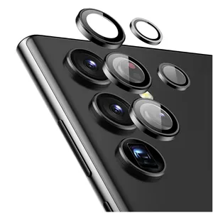 محافظ لنز دوربین بادیگارد مدل Ring مناسب برای گوشی موبایل سامسونگ Galaxy S22 Ultra