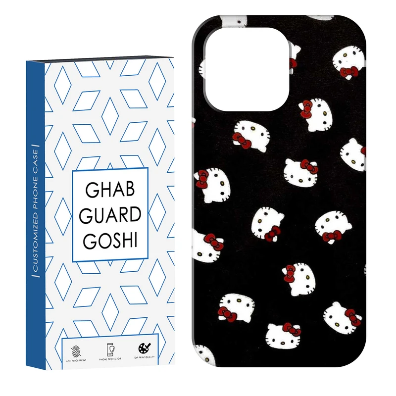 کاور قاب گارد گوشی طرح کیتی کد Dimo-881 مناسب برای گوشی موبایل اپل IPHONE 16 PRO   