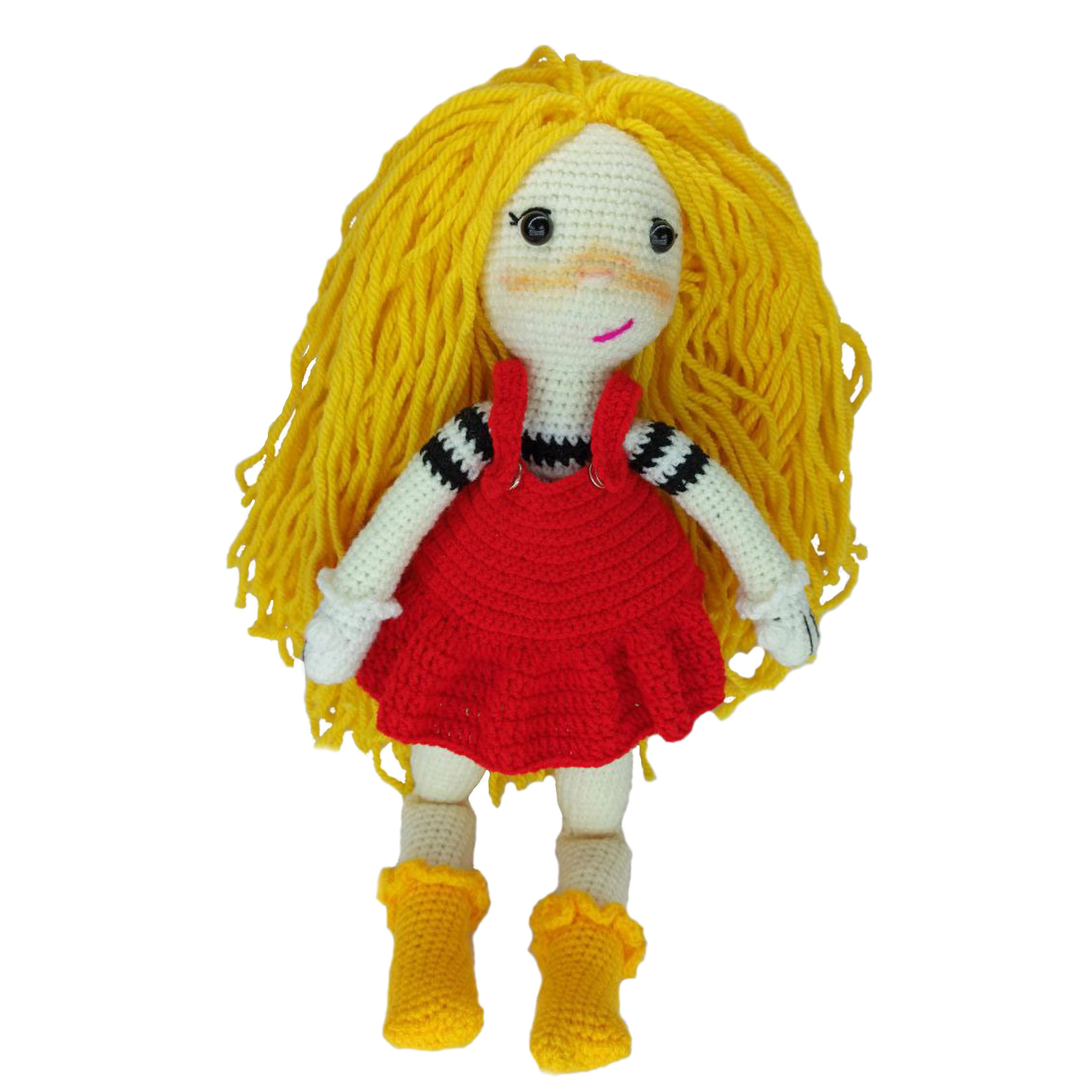 عروسک بافتنی مدل دختر کد 5