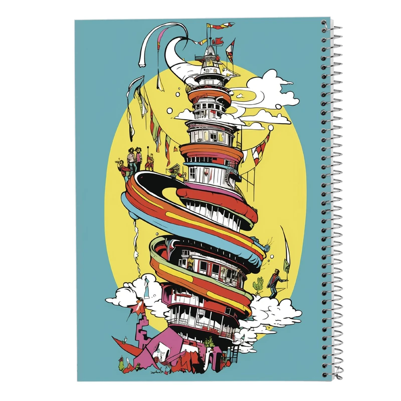 دفتر نقاشی 50 برگ مدوپد مدل Ghibli کد DF2513