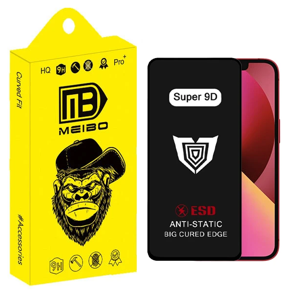 محافظ صفحه نمایش میبو مدل Super 9D مناسب برای گوشی موبایل اپل iPhone 13 / 13 Pro / 14