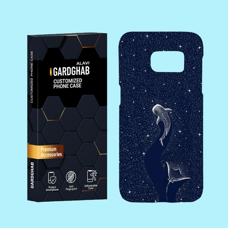 کاور گارد قاب علوی مدل هنری مناسب برای گوشی موبایل سامسونگ Galaxy S7