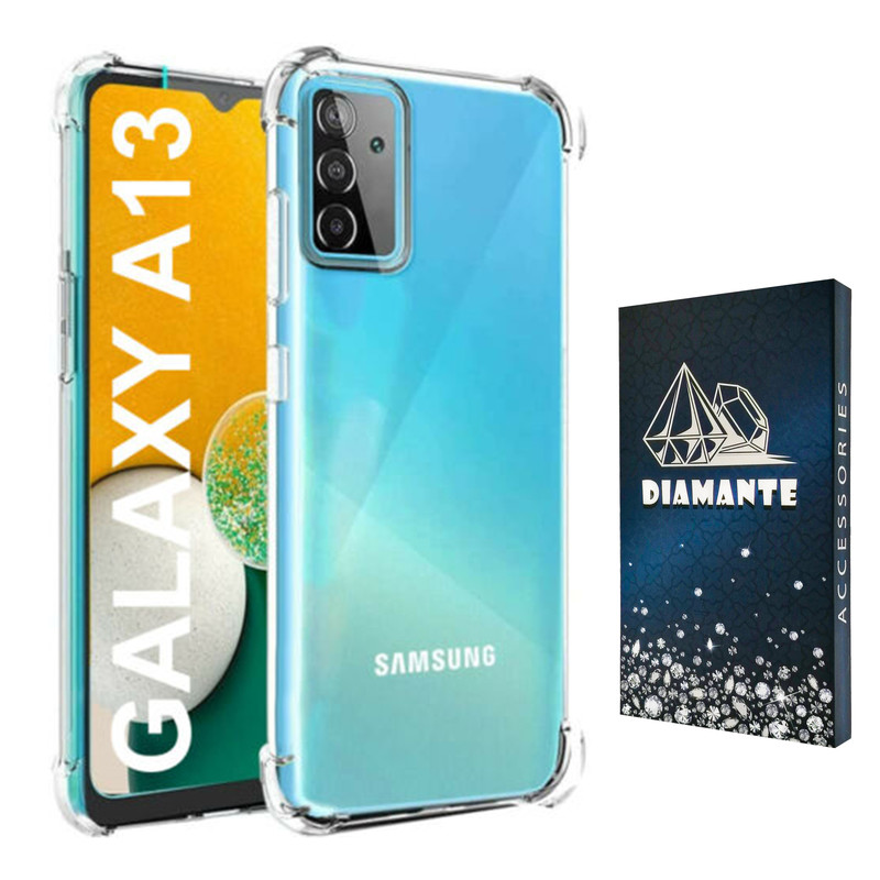 کاور دیامانته مدل shiny navy مناسب برای گوشی موبایل سامسونگ Galaxy A04s
