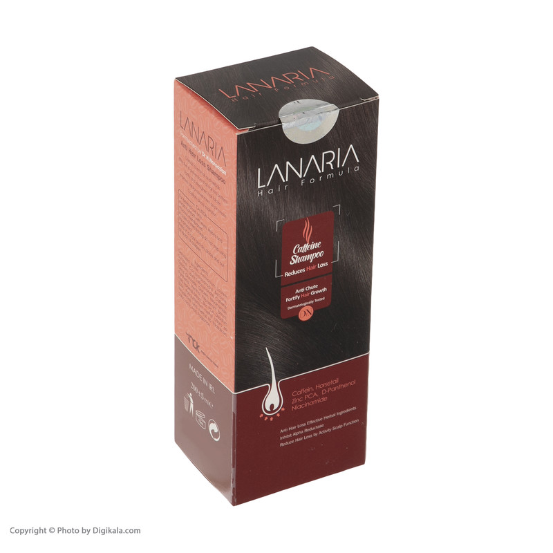 شامپو تقویت کننده مو لاناریا مدل Zinc حجم 200 میلی لیتر