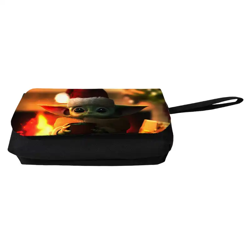 جامدادی مدل دوزیپ طرح بیبی یودا کد NI1118