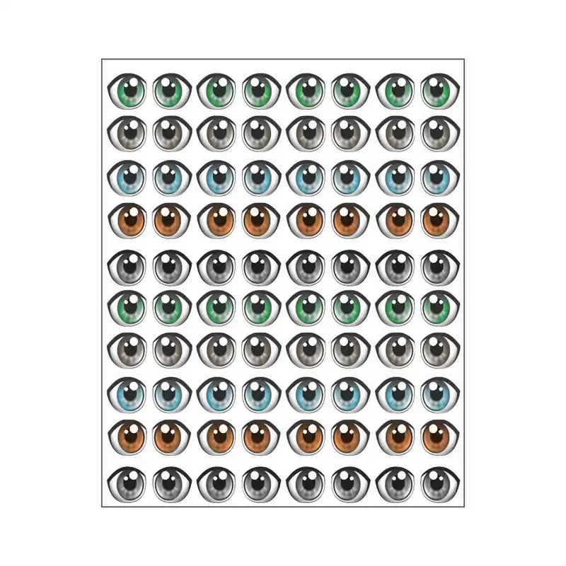 چشم عروسک مدل رزینی کد 10 مجموعه 80 عددی