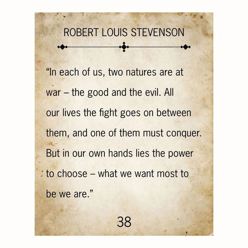 پوستر مدل رابرت لوئی استیونسون -خیر و شر