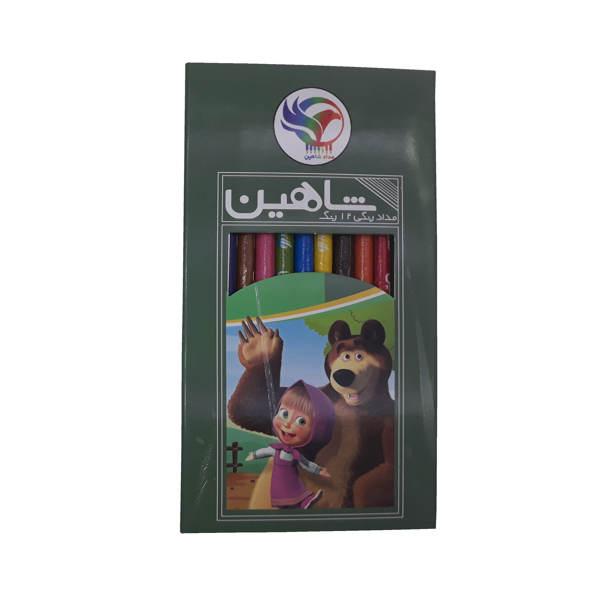 مداد رنگی 12 رنگ شاهین مدل 236
