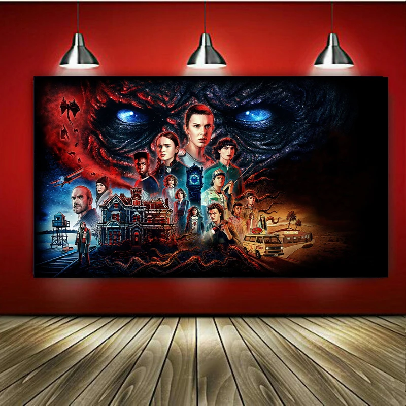 تابلو بوم طرح سریال Stranger Things کد AR2388