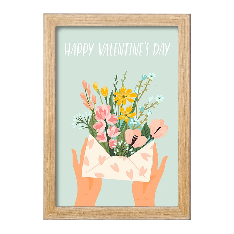 تابلو خندالو مدل نامه گل گلی کد 8378