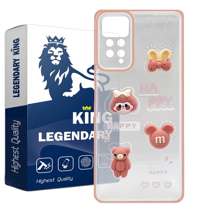  کاور لاین کینگ مدل FanteziHappyM مناسب برای گوشی موبایل شیائومی Redmi Note 12 Pro 4G