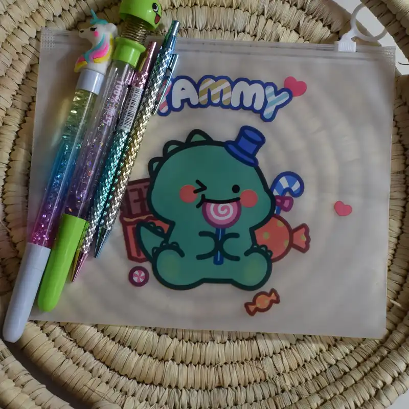 پوشه مدل زیپ دار طرح دایناسور کد 140205YAMMY