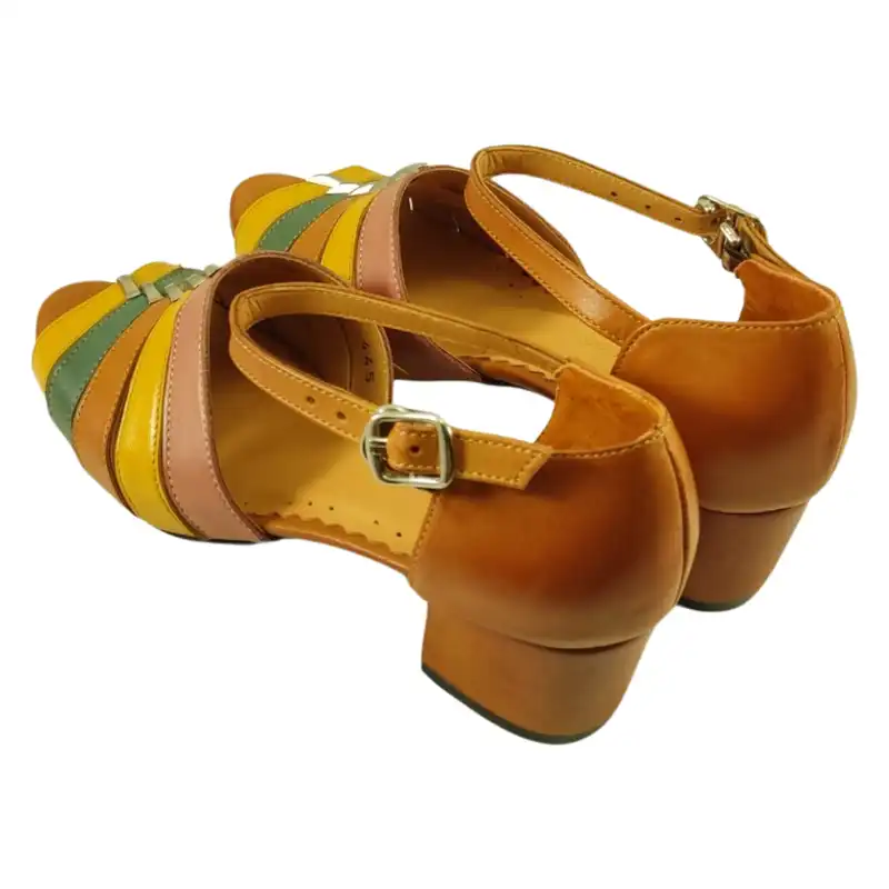 صندل زنانه مدل چرم طبیعی کد 688