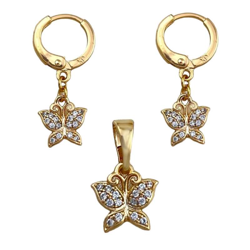 نیم ست زنانه ژوپینگ مدل پروانه کد M4133