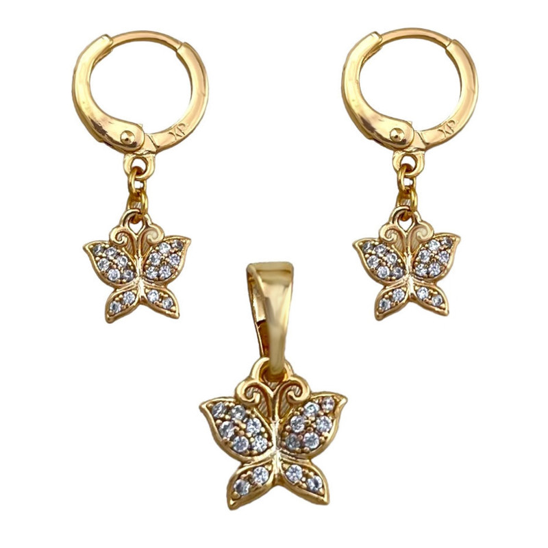 نیم ست زنانه ژوپینگ مدل پروانه کد M4133