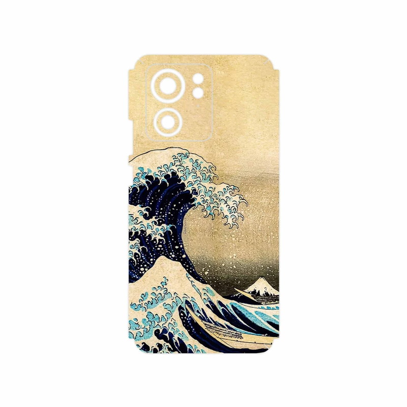 برچسب پوششی ماهوت مدل The Great Wave off Kanagawa of Hokusai مناسب برای گوشی موبایل موتورولا Edge 40