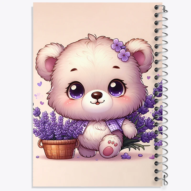 دفتر لیست خرید 50 برگ خندالو طرح خرس کیوت کد F5336