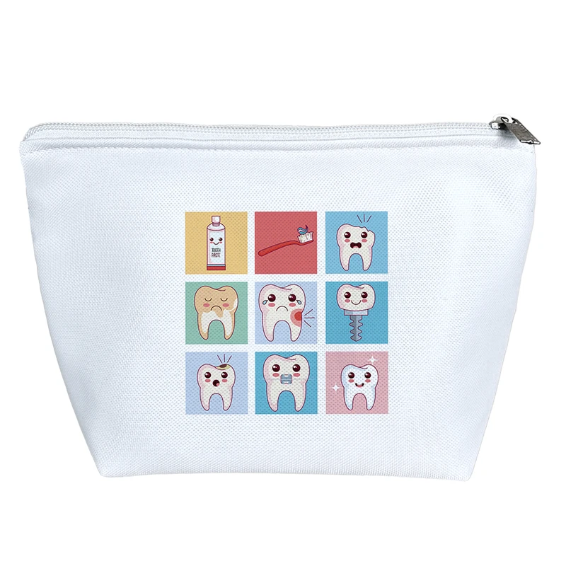 کیف لوازم آرایش دخترانه خندالو مدل دندان و دندان پزشکی کد 2707