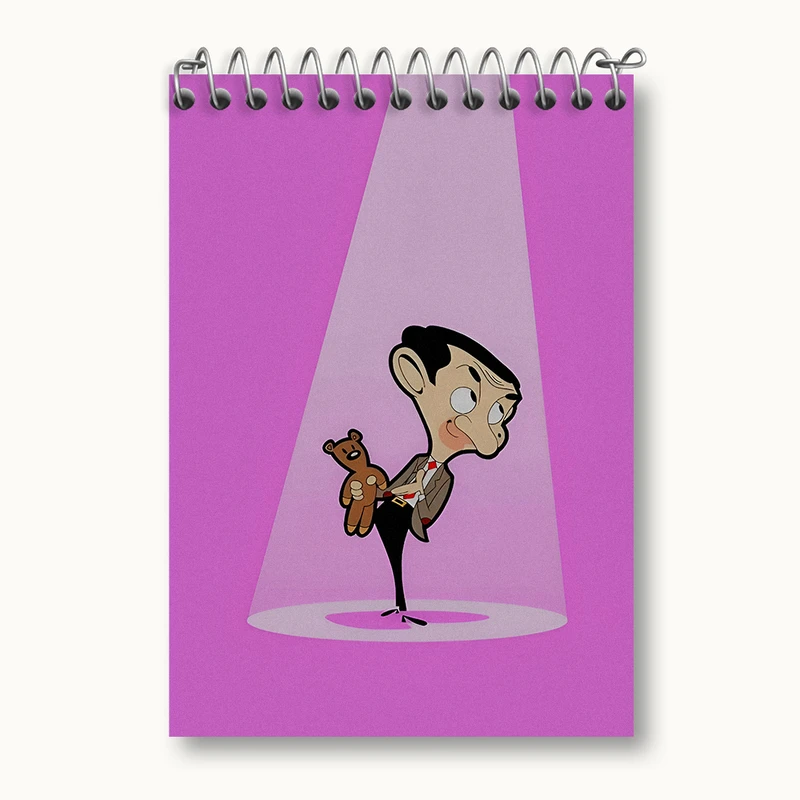 دفتر یادداشت 50 برگ خندالو طرح مستر بین (Mr. Bean)  کد N4606