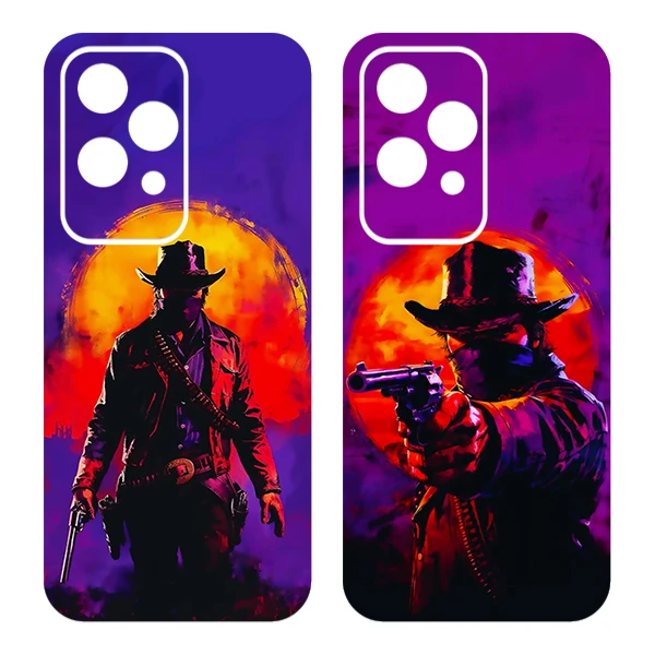 برچسب پوششی مدل Red Dead مناسب برای گوشی موبایل آنر Honor 200 Lite مجموعه 2 عددی