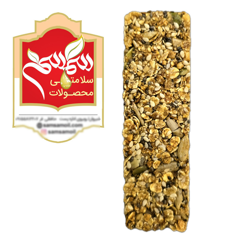 پروتئین بار سمسم - 30 گرم بسته 20 عددی