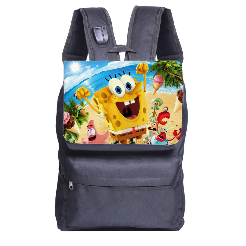 کوله پشتی طرح باب اسفنجی کد oo1