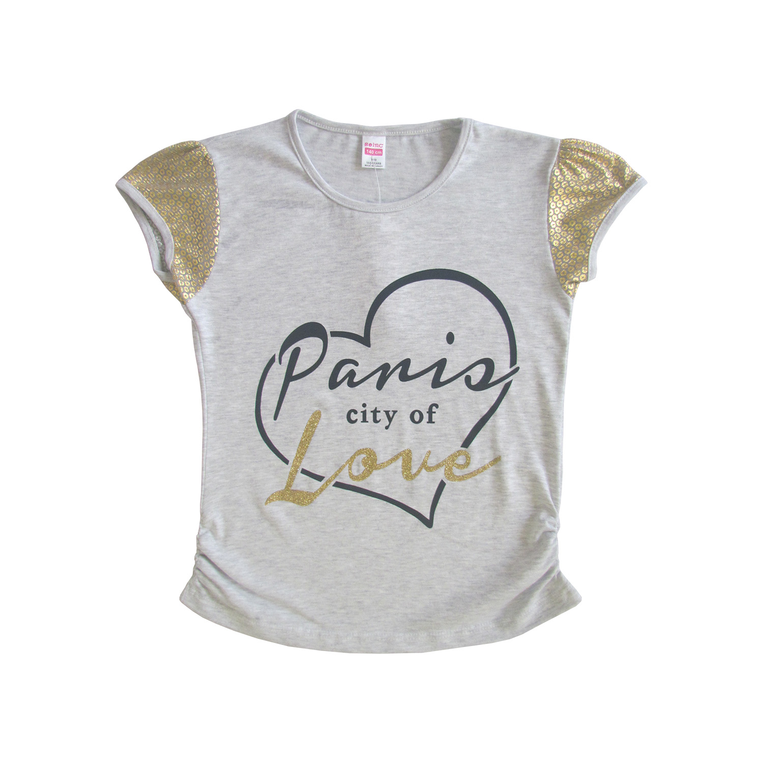 تی شرت آستین کوتاه دخترانه بوینک مدل B-001