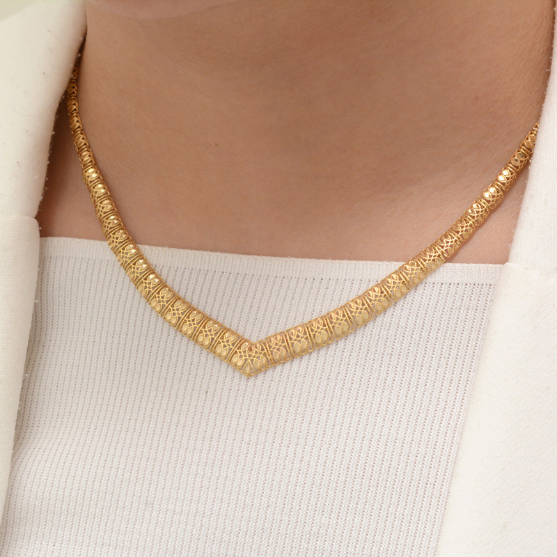 ست طلا 18 عیار زنانه طلای مستجابی مدل شمایل کد 802