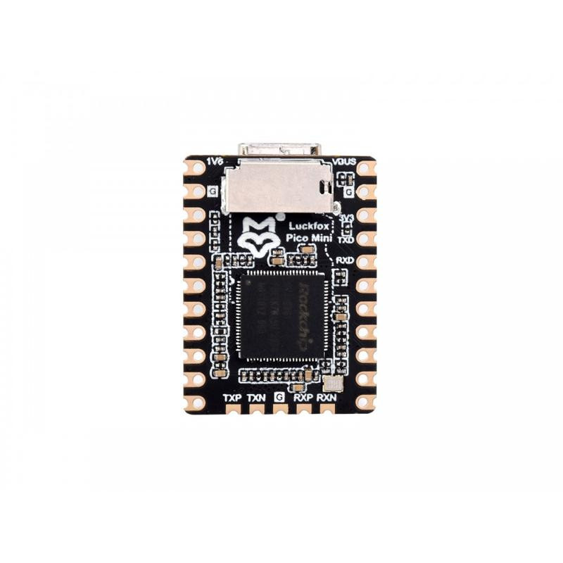 کامپیوتر کوچک مدل LuckFox Pico Mini a با پردازنده Cortex RV1103 حافظه بدون حافظه داخلی با ظرفیت بدون حافظه داخلی رم DDR2 با ظرفیت 64 مگابایت پردازنده گرافیکی Rockchip