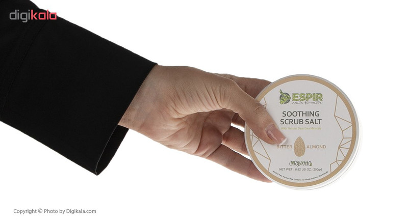نمک لایه بردار دریایی اسپیر مدل Bitter Almond مقدار 250 گرم