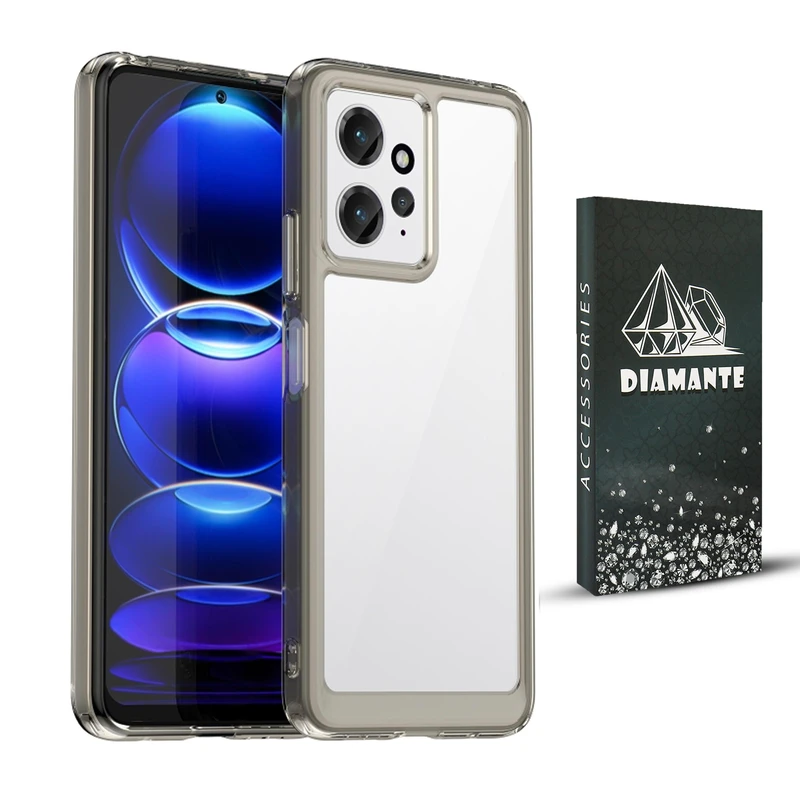 کاور دیامانته مدل Nahid Navy مناسب برای گوشی موبایل شیائومی Redmi Note 12 4G