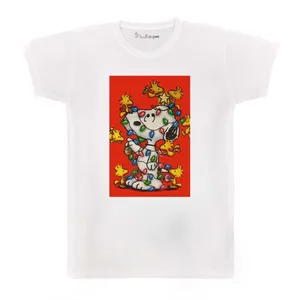 تی شرت بچگانه پرمانه طرح اسنوپی کد pmt.3667