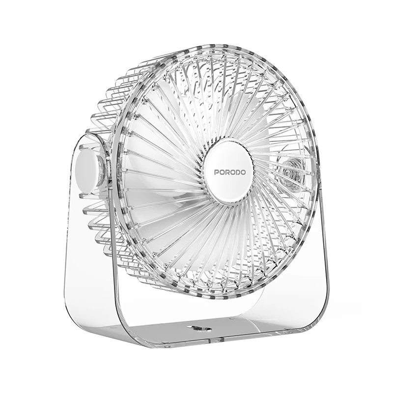 پنکه شارژی پرودو مدل PDTFF89 ظرفیت 3000 میلی آمپر ساعت