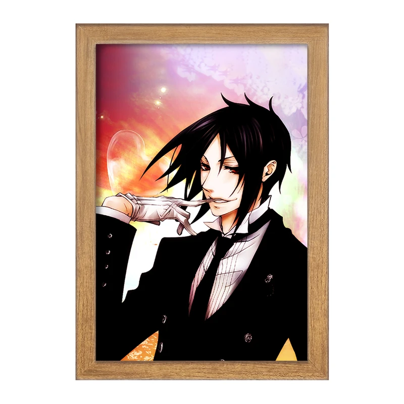تابلو خندالو مدل سباستین انیمه خادم سیاه Black Butler  کد 16332