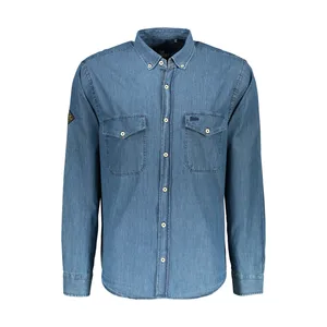 پیراهن جین آستین بلند مردانه  مدل M13S20303C-14