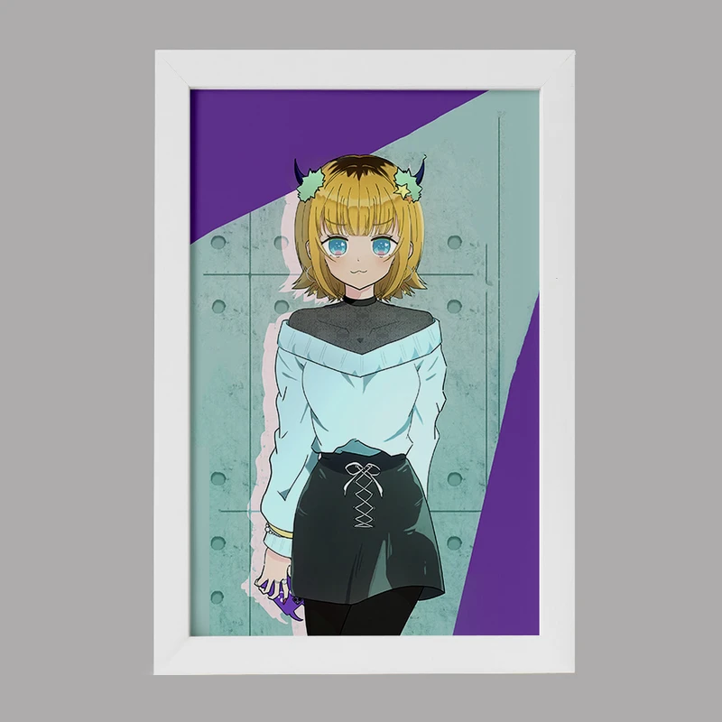 تابلو خندالو مدل مموچو انیمه اوشی نو کو کد 31211