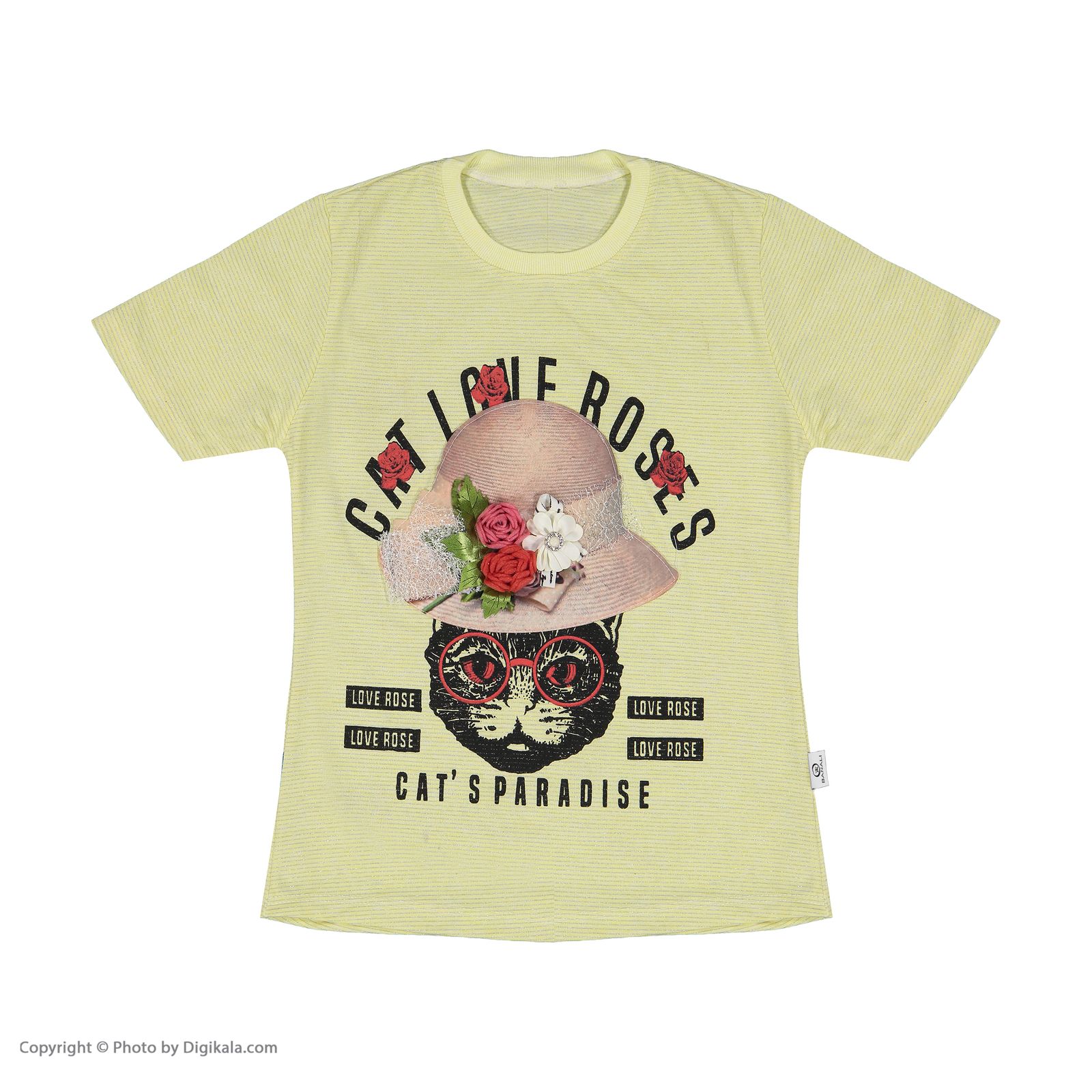 ست تی شرت و شلوارک دخترانه بانالی مدل کتی کد 3563 -  - 3