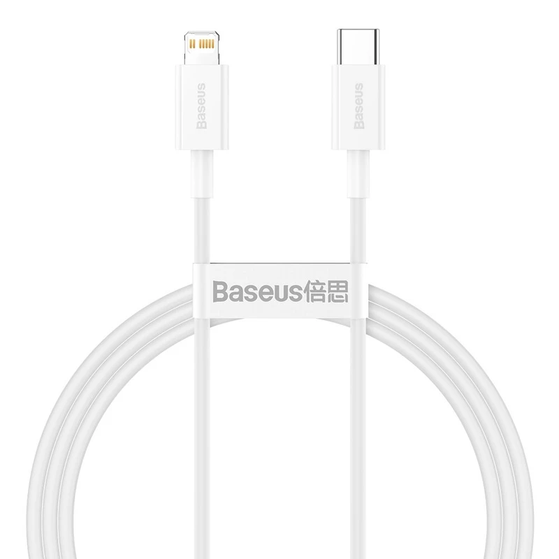 کابل تبدیل USB-C به لایتنینگ باسئوس مدل SUPERIOR طول 1 متر