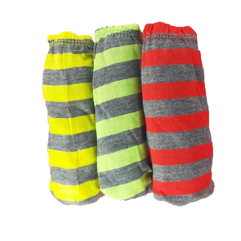 شورت زنانه مدل نخی ملانژ راه راه ونوس 48 مجموعه 3 عددی