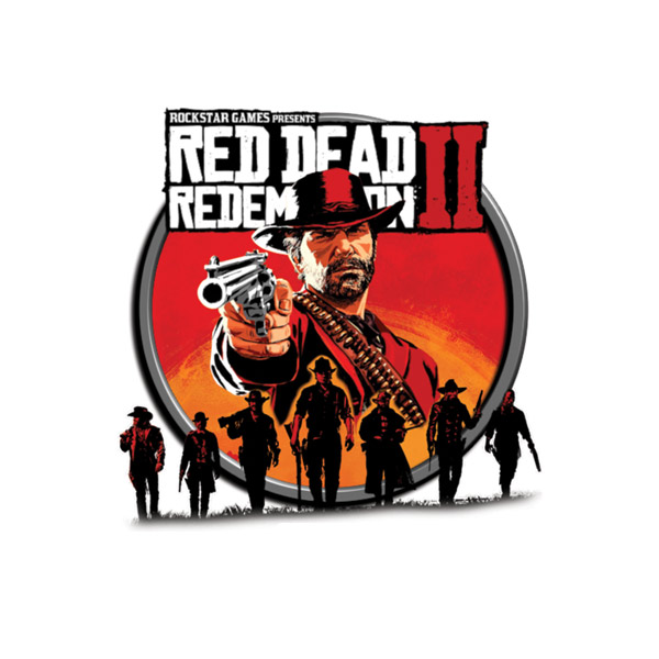 برچسب کنسول بازی مدل Red Dead Redemption 2