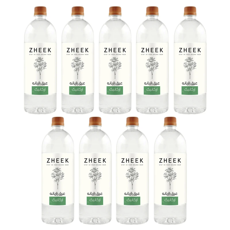 عرق رازیانه ژیک - 1 لیتر بسته 9 عددی