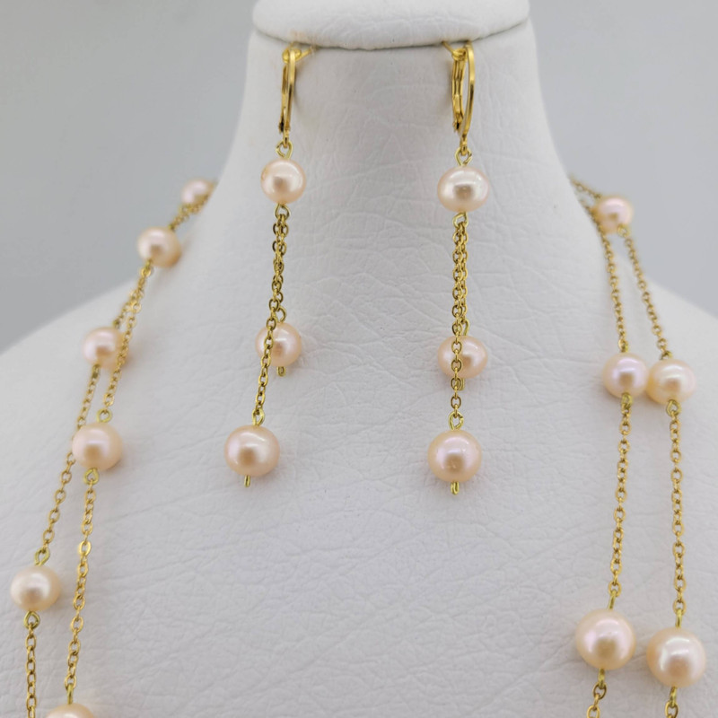 نیم ست زنانه مدل سنگ مروارید کد d962