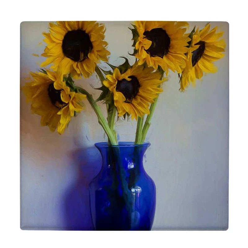 زیر لیوانی طرح گل های آفتابگردان کد    4075007_2867