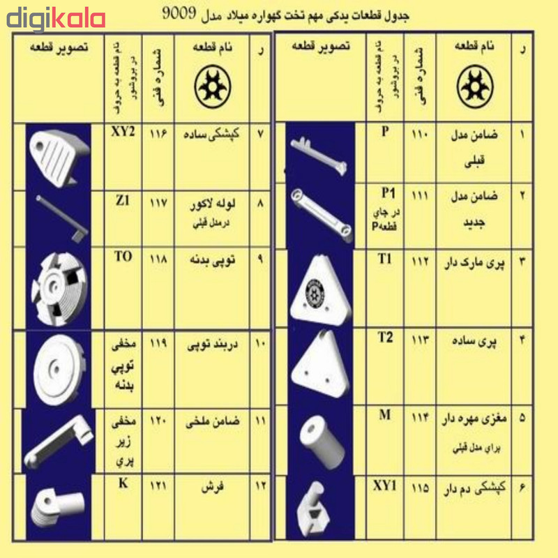تخت و گهواره کد gt300