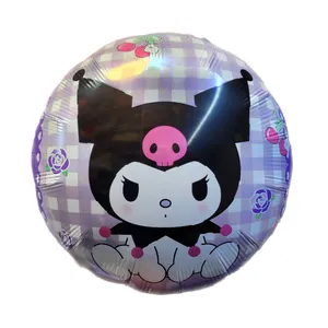 بادکنک فویلی مدل گرد طرح کرومی دو رو کد DB20