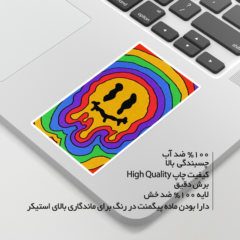 استیکر لپ تاپ ماسا دیزاین طرح EMOJI مدل STKA00371