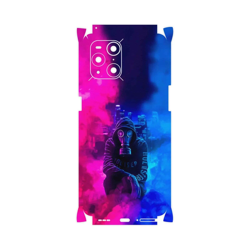 برچسب پوششی ماهوت مدل Smoke Rainbow Digital Art 2-FullSkin مناسب برای گوشی موبایل اپو Find X3 Pro